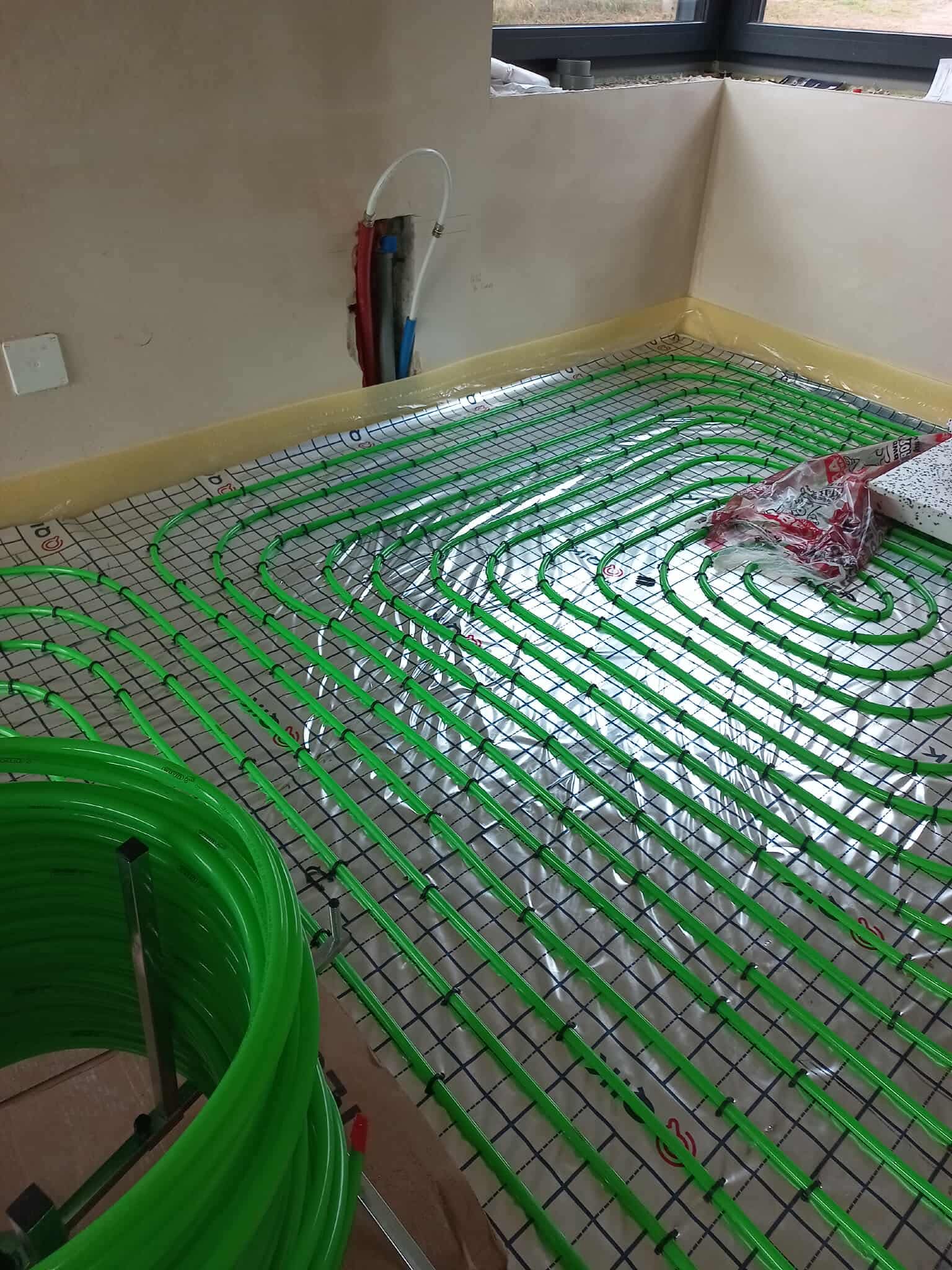 Montaż ogrzewania podłogowego - szczegółowe rozmieszczenie instalacji